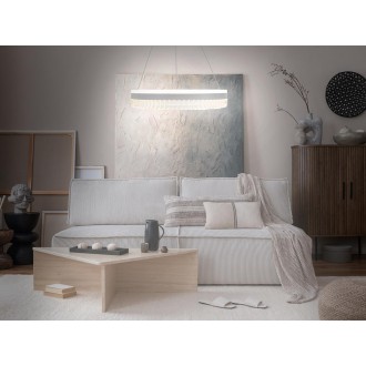NEDES - LED luxusní závěsné křišťálové svítidlo s dálkovým ovladačem 80W - TA2302/W