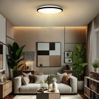 Solight LED osvětlení s dálkovým ovladačem Jamil, 48W, 3360lm, 40cm, změna chromatičnosti, stmívatelné