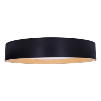 Solight LED osvětlení s dálkovým ovladačem Larios Black, 48W, 3360lm, 39cm, změna chromatičnosti, stmívatelné