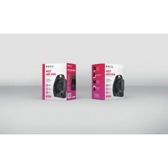 Horkovzdušný ventilátor ECG TV 30 Black