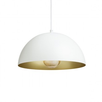 Rendl - GLADYS 30 závěsná černá/zlatá 230V LED E27 15W Barva: Bílá, Rozměry (mm): 30/15,5/140/120 (Průměr Výška Délka)