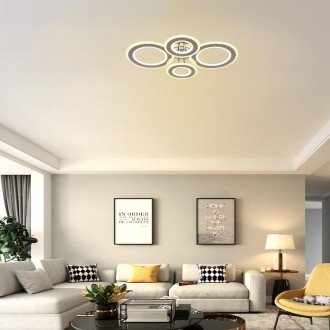 NEDES - LED stropní svítidlo s dálkovým ovladačem 100W - J3346/CH