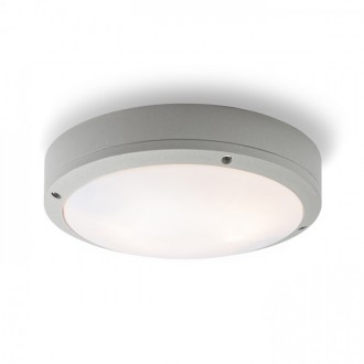 Rendl - SONNY stropní antracitová 230V LED E27 2x15W IP54 Barva: Šedá