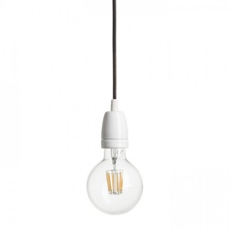 Rendl - FABIO závěsná sada černá/bílá porcelán 230V LED E27 15W Barva: Černá