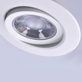 Solight LED podhledové světlo bodové, 5W, 400lm, 4000K, kulaté, bílé Barevná teplota (К): 4000 K, Stupeň krytí (IP): IP20