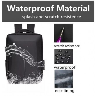 DeTech Batoh pro notebook Power Backpack BP-25, 15.6", černá