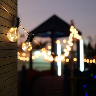 Solight venkovní řetěz s dekorativním LED žárovkami, 10x micro LED žárovka, 3m, 3xAA Stupeň krytí (IP): IP44