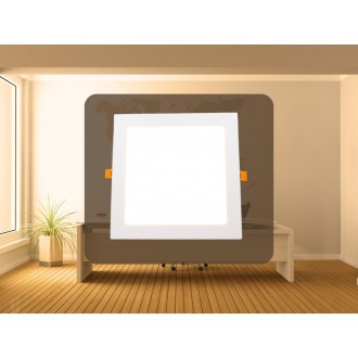 NEDES - LED panel 18W / PS / SMD / 2800K / WH - LPL214