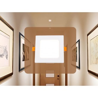 NEDES - LED panel 6W / PS / SMD / 2800K / WH - LPL211