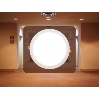 NEDES - LED panel 24W / PR / SMD / 2800K / WH - LPL115