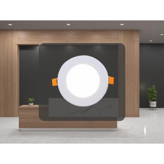 NEDES - LED panel 6W / PR / SMD / 4000K / WH - LPL121