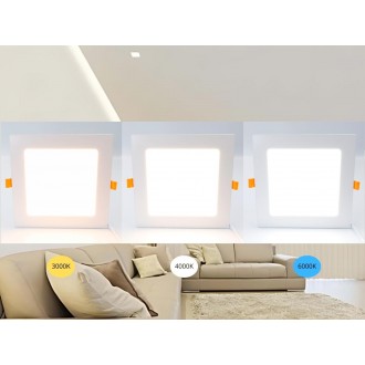NEDES - LED panel WIFI 12W / 3000K - 6500K / WH - LPL233W