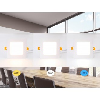 NEDES - LED panel WIFI 6W / 3000K - 6500K / WH - LPL231W