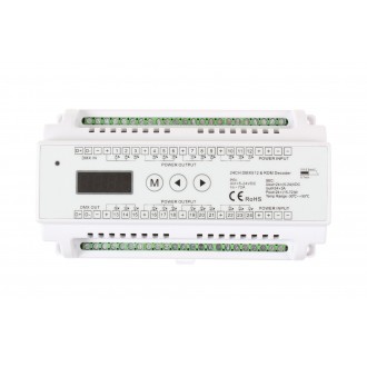T-led - DMX dimLED dekodér 24CH DIN Varianta: DMX dimLED dekodér 24CH DIN