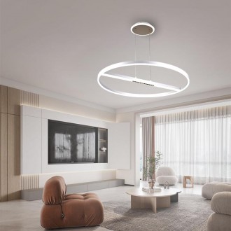 NEDES - LED závěsné svítidlo s dálkovým ovladačem 95W - J7308/W