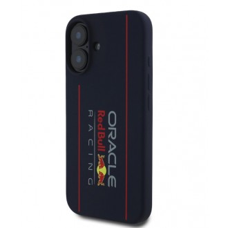 Red Bull Silicone Vertical Logo MagSafe Zadní Kryt pro iPhone 16 Navy