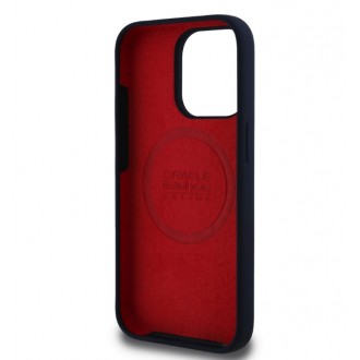 Red Bull Silicone Vertical Logo MagSafe Zadní Kryt pro iPhone 15 Pro Navy