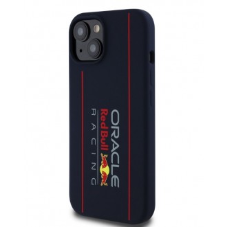 Red Bull Silicone Vertical Logo MagSafe Zadní Kryt pro iPhone 15 Navy