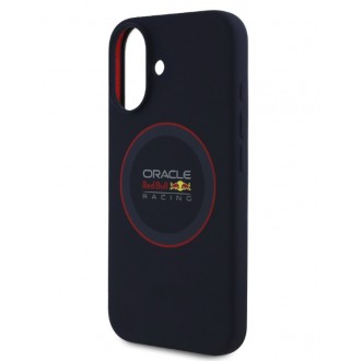 Red Bull Silicone Red Ring MagSafe Zadní Kryt pro iPhone 16 Navy