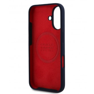Red Bull Silicone Red Ring MagSafe Zadní Kryt pro iPhone 16 Navy