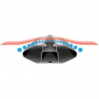 Příčníky na integrované podélníky Aroso Löwe XL 127cm - aluminium / uzamykatelné / aero křídlo