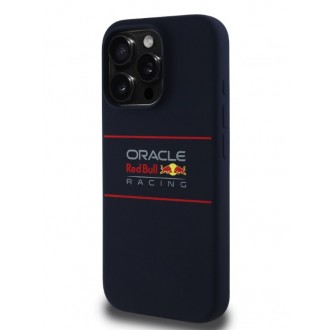 Red Bull Silicone Horizontal Logo MagSafe Zadní Kryt pro iPhone 16 Pro Navy