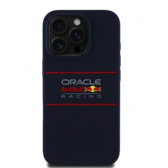 Red Bull Silicone Horizontal Logo MagSafe Zadní Kryt pro iPhone 16 Pro Navy