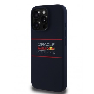 Red Bull Silicone Horizontal Logo MagSafe Zadní Kryt pro iPhone 15 Pro Max Navy