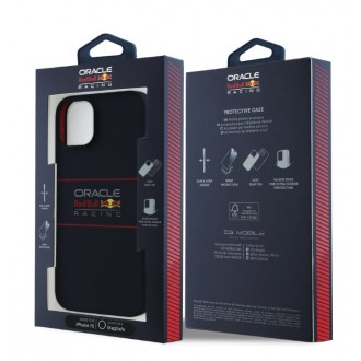 Red Bull Silicone Horizontal Logo MagSafe Zadní Kryt pro iPhone 15 Navy