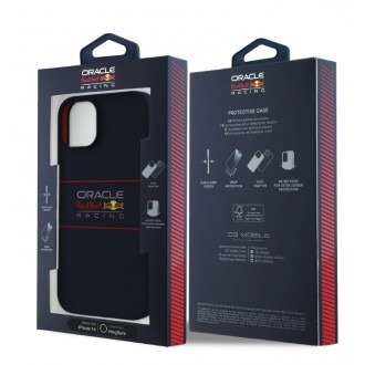 Red Bull Silicone Horizontal Logo MagSafe Zadní Kryt pro iPhone 14 Navy