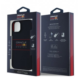 Red Bull Silicone Horizontal Logo MagSafe Zadní Kryt pro iPhone 13 Navy