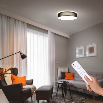 Solight LED osvětlení s dálkovým ovladačem Penley, 48W, 3360lm, 40cm, změna chromatičnosti, stmívatelné Barevná teplota (К): 3000-6000 K, Stupeň krytí (IP): IP20