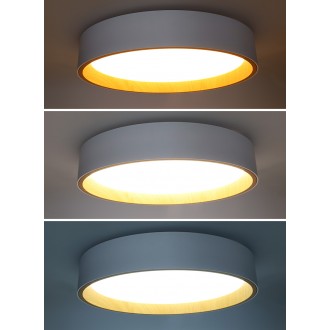 Solight LED osvětlení s dálkovým ovladačem Larios White, 48W, 3360lm, 39cm, změna chromatičnosti, stmívatelné Barevná teplota (К): 3000-6000 K, Stupeň krytí (IP): IP20