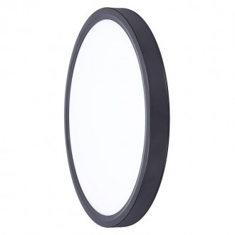 Solight LED osvětlení s dálkovým ovladačem Estela Black, 36W, 2700lm, 30cm, změna chromatičnosti, stmívatelné Barevná teplota (К): 3000-6000 K, Stupeň krytí (IP): IP20