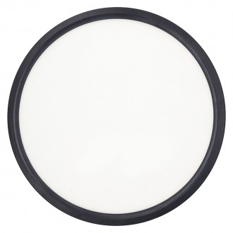 Solight LED osvětlení s dálkovým ovladačem Estela Black, 36W, 2700lm, 30cm, změna chromatičnosti, stmívatelné Barevná teplota (К): 3000-6000 K, Stupeň krytí (IP): IP20