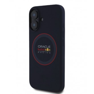 Red Bull Silicone Red Ring MagSafe Zadní Kryt pro iPhone 16 Plus Navy
