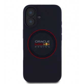 Red Bull Silicone Red Ring MagSafe Zadní Kryt pro iPhone 16 Plus Navy