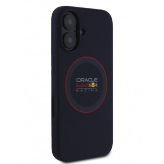 Red Bull Silicone Red Ring MagSafe Zadní Kryt pro iPhone 16 Plus Navy