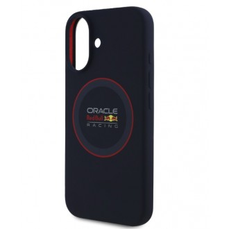 Red Bull Silicone Red Ring MagSafe Zadní Kryt pro iPhone 16 Plus Navy