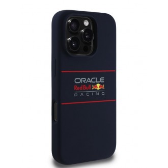 Red Bull Silicone Horizontal Logo MagSafe Zadní Kryt pro iPhone 16 Pro Max Navy