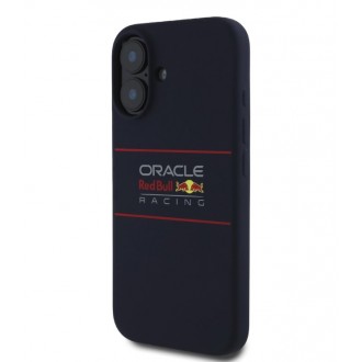 Red Bull Silicone Horizontal Logo MagSafe Zadní Kryt pro iPhone 16 Plus Navy