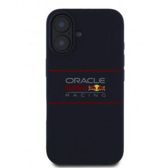 Red Bull Silicone Horizontal Logo MagSafe Zadní Kryt pro iPhone 16 Plus Navy