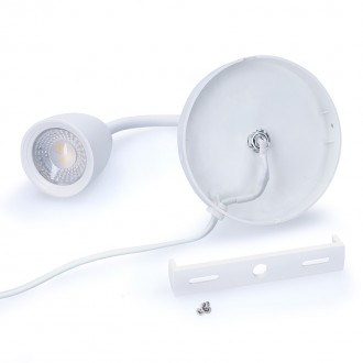 Solight LED nástěnná lampička, stmívatelná, 4W, 280lm, 3000K, bílá