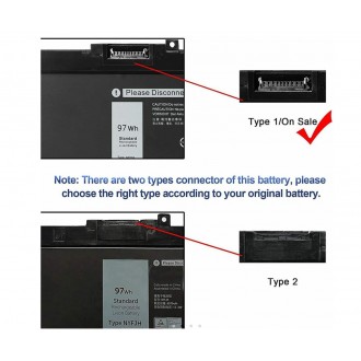 Baterie do notebooku Dell Precision 7730 7530 7540 7730 7740 Series