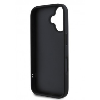 Karl Lagerfeld 3D Rubber Ikonik Zadní Kryt pro iPhone 16 Black