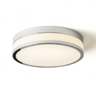Rendl - CIRA LED 35 stropní opálové sklo/černá 230V LED 24W IP44 3000K Barva/Materiál: opálové sklo, černá