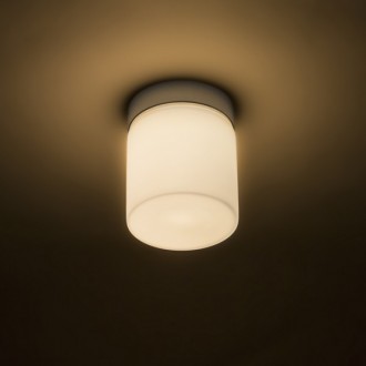Rendl - ESICA CYL stropní chrom 230V LED 6W IP44 3000K Barva/Materiál: chrom