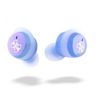Guess 4G Logo Mini TWS Bezdrátová Sluchátka Blue