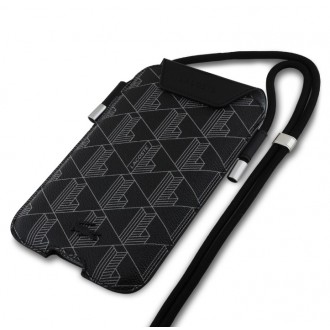 Lacoste PVC Blend Monogram Kapsa na Telefon XL Black