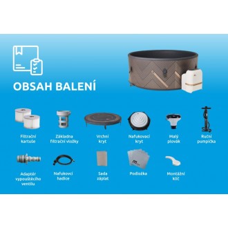 Bazén vířivý MSPA Mono ECO F-MO082WE